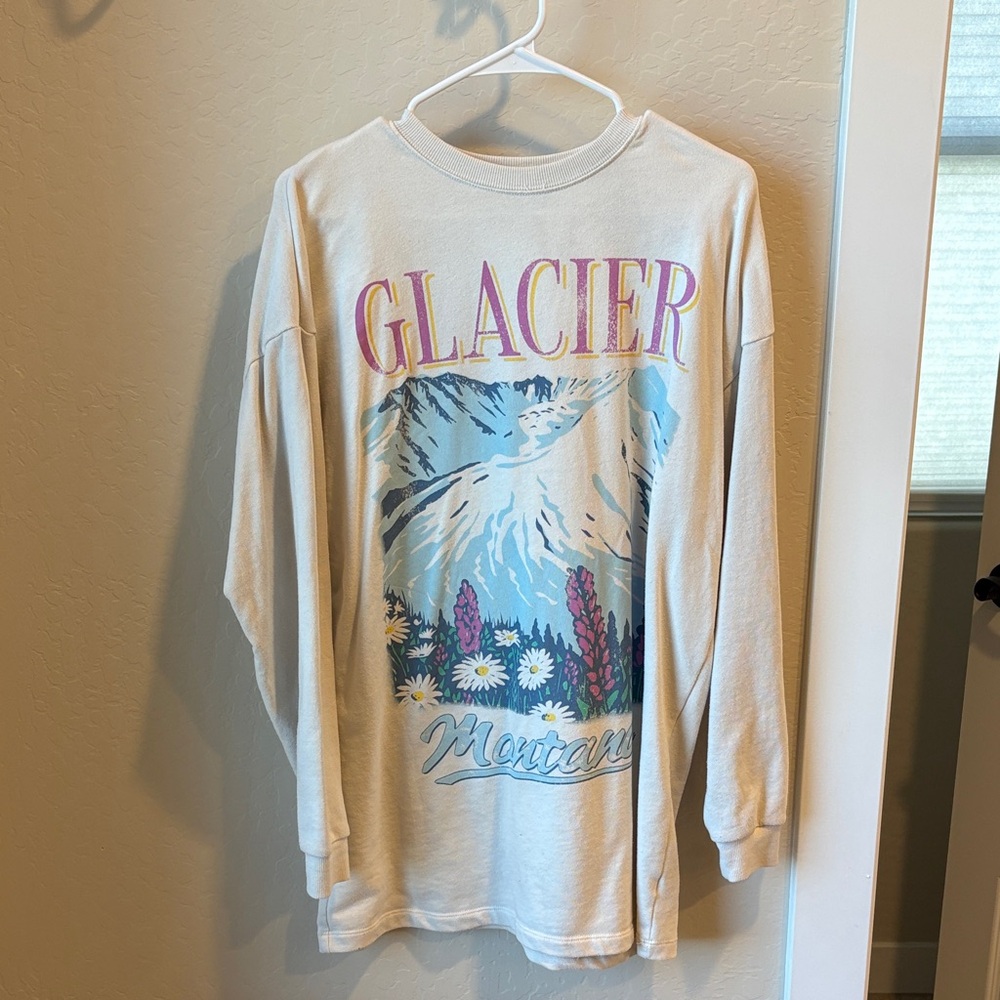 Glacier Montana Graphic Long Sleeve